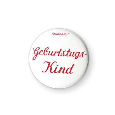 Krima und Isa Button zum Anstecken Geburtstagskind