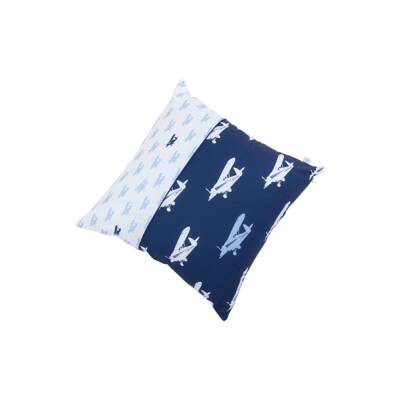 Little Dutch Kinder-Kissen Motiv Flugzeug 40x40cm