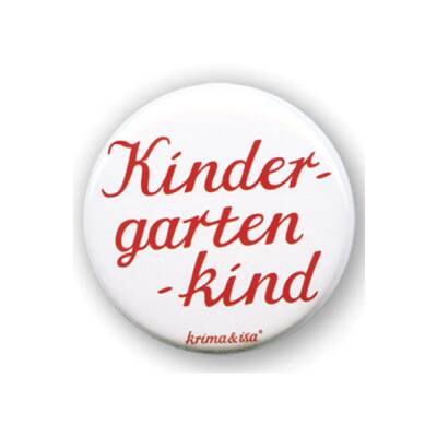 Krima und Isa Button Kindergartenkind zum Anstecken