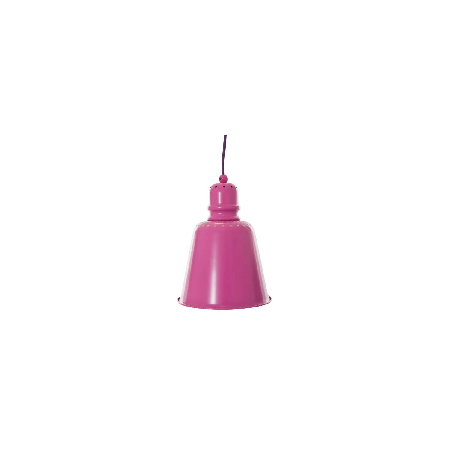 Lampe Pink Aus Metall L Im Retro Style Von Sebra Pendellampe