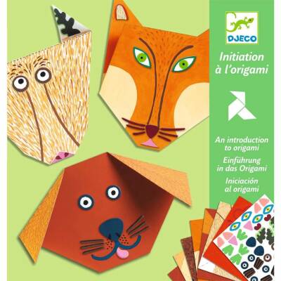 Djeco Sticker Bastelset Origami Tiere ab 4+