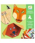 Djeco Sticker Bastelset Origami Tiere ab 4+