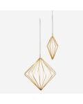 Madam Stoltz Draht Hänger konisch 2erSet gold