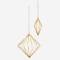 Madam Stoltz Draht Hänger konisch 2erSet gold