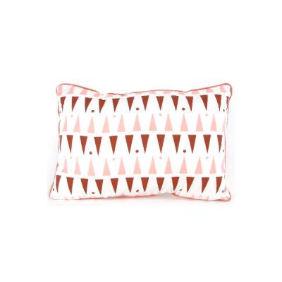 Kissen Triangles pink 24x35cm Nobodinoz