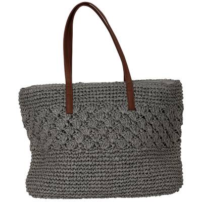 The Moshi Tasche in Bast-Optik grau Soller