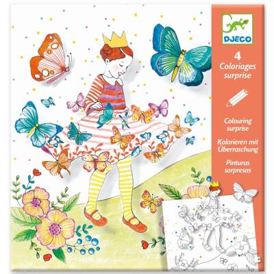 Djeco Malen mit Vorlagen Fräulein Schmetterling 6-9