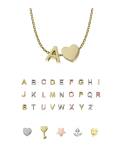 Buchstaben-/Halskette - gold 60 cm + 5 cm...