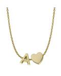 Kette 60 cm gold für Buchstabenkette