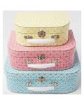 Sass & Belle Koffer aus Pappe Marokkanisches Muster mittel 25x18x8cm