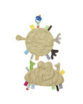 Silly U Schmusetuch mit Schnullerclip Cozy gelb