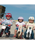 Kiddimoto Kinderhelm/Fahrradhelm 8-Ball Medium 53-58 cm - 6-14 Jahre