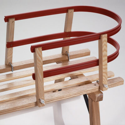 Schlittenlehne für Sirch Schlitten Buche/Kunststoff