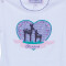 Kinder-T-Shirt  Glückskind weiß Trachten 104