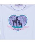 Kinder-T-Shirt  Glückskind weiß Trachten 110/116
