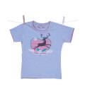 Kinder-T-shirt  Kleiner Wildfang grau Größe 104