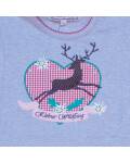 Kinder-T-shirt  Kleiner Wildfang grau Größe 104