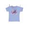 Kinder-T-shirt  Kleiner Wildfang grau Größe 104