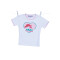 Kinder-T-shirt  Kleiner Glückspilz weiß 104