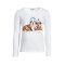 Kinder-T-shirt Langarm Winter Puppies Balbina 104/110
