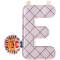 Lilliputiens Stoff-Buchstabe  E