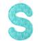Lilliputiens Stoff-Buchstabe  S