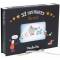 Moulin Roty schwarze Box für phantasievolles Kinoprogramm mit einer Geschichten Taschenlampe und 32 Drehscheiben