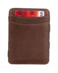 Hunterson Magic Strap Geldbeutel Leder RFID braun