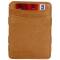 Hunterson Magic Strap Geldbeutel Leder RFID cognac