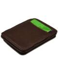 Hunterson Magic Strap Geldbeutel mit Kleingeldfach braun