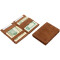 Garzini Portemonnaie Magic Strap Leder Vintage Java Brown