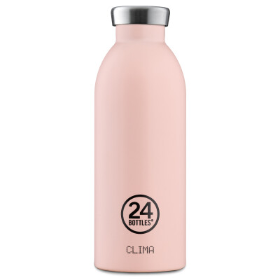24Bottles Trinkflasche Clima 500ml aus Edelstahl Dusty Pink
