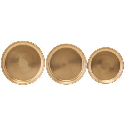 House Doctor Tablett Messing Finish gold Ø 15,5 cm