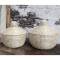 Chic Antique Korb mit Deckel Seegras marokkanisch
