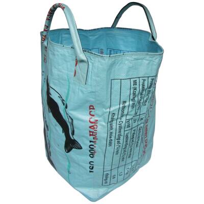 Beadbags Wäschesack/Allzwecktasche Fair Trade hellblau - Futter orange
