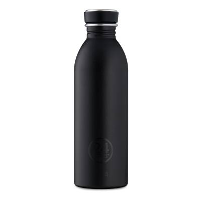 24Bottles Trinkflasche Urban 500ml aus Edelstahl Tuxedo Black