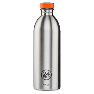 24Bottles: Trinkflasche Urban 1 Liter Edelstahl Steel