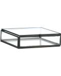 Madam Stoltz: Glasbox mit Deckel 10,5cm quadratisch