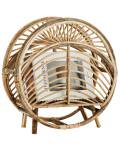Madam Stoltz: Zeitungsständer Rattan rund Ø 49cm
