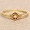 Muja Juma Ring gold Vertical Dots Perle 52