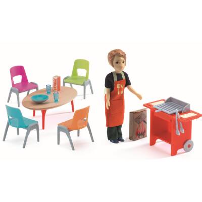 Puppenhaus Zubehör Barbeque Djeco