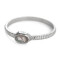 Muja Juma Ring silber mit ovalem Labradorite Größe 56