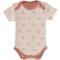 Fresk Baby Body Kurzarm rosa Pusteblume Bio Baumwolle 0-3 Monate - 50/56