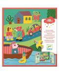 Djeco Sticker Gestalten mit Tieren ab 18 Monate