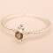 Muja Juma: Ring silber Round Double Dots Labradorit 56