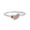 Muja Juma Ring silber Granat+ Mondstein 52