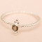 Muja Juma: Ring silber Round Double Dots Labradorit 50