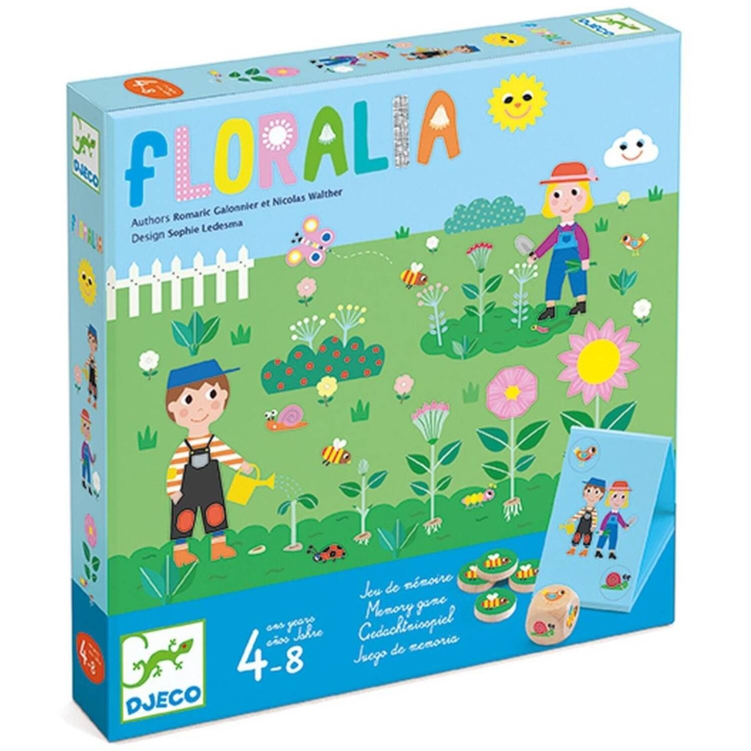 Djeco Spiel Floralia von 4-8 Jahren Gedächtnissspiel