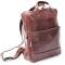 Leder Rucksack braun für Laptop von Baoobaoo