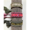 Glam&Glory: Festival Armband mit Schriftzug rosa - LOVE YOURSELF